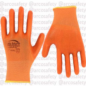 دستکش ژله ای نارنجی آسیا استار
