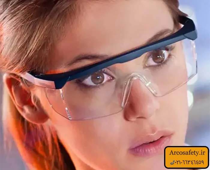 عینک محافظ چشم مواد شیمیایی
