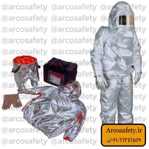 لباس آتش نشانی عملیاتی آلومینیومی Fyral 9300